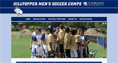 Desktop Screenshot of hilltoppermenssoccercamps.com