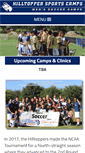 Mobile Screenshot of hilltoppermenssoccercamps.com